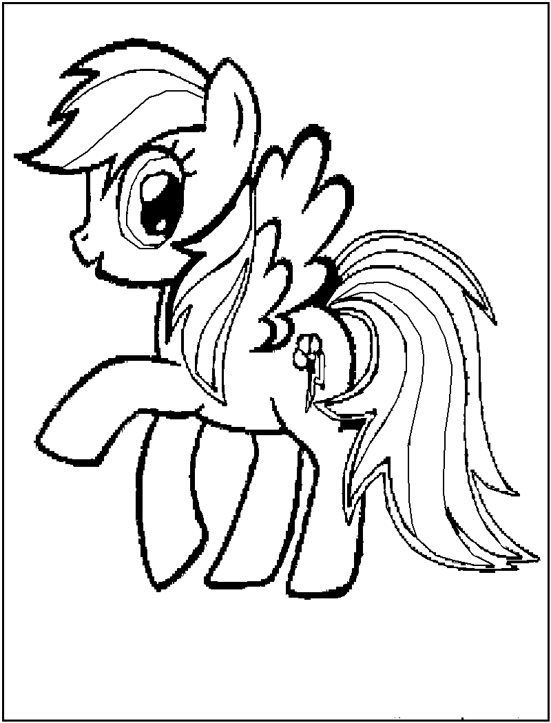 Coloring page: Pony (Animals) #17861 - Free Printable Coloring Pages