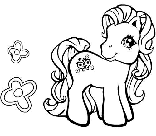 Coloring page: Pony (Animals) #17862 - Free Printable Coloring Pages