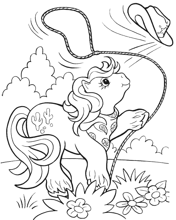 Coloring page: Pony (Animals) #17867 - Free Printable Coloring Pages