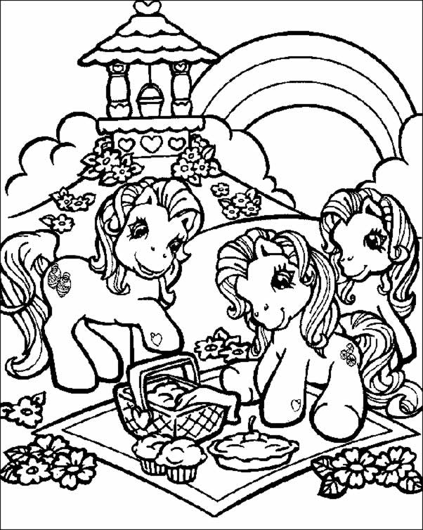 Coloring page: Pony (Animals) #17868 - Free Printable Coloring Pages