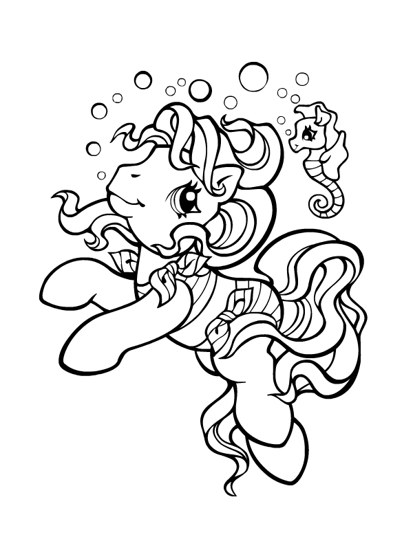 Coloring page: Pony (Animals) #17873 - Free Printable Coloring Pages