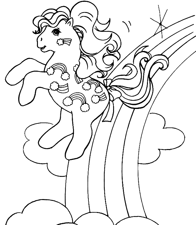 Coloring page: Pony (Animals) #17874 - Free Printable Coloring Pages