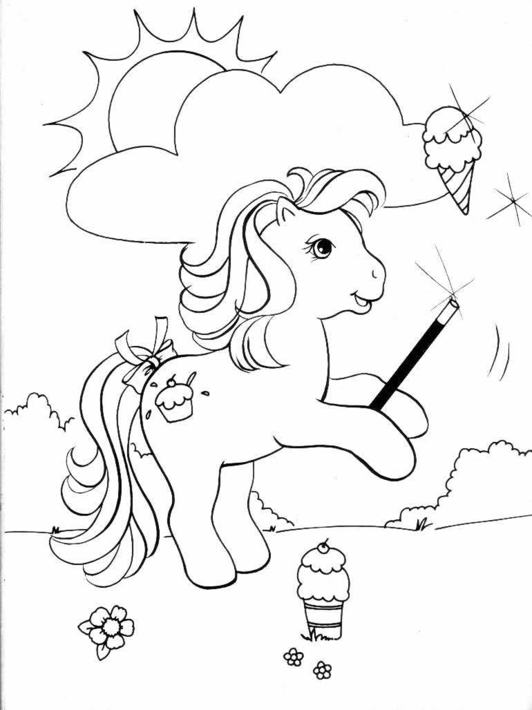 Coloring page: Pony (Animals) #17884 - Free Printable Coloring Pages