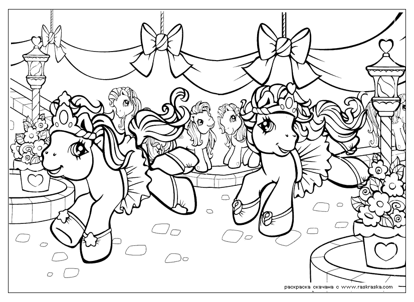 Coloring page: Pony (Animals) #17892 - Free Printable Coloring Pages