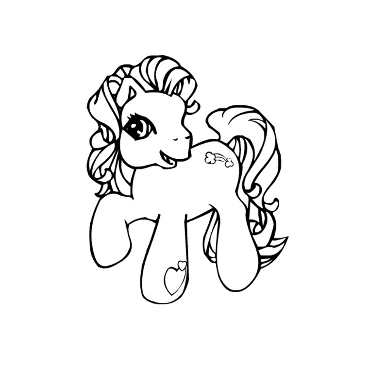 Coloring page: Pony (Animals) #17893 - Free Printable Coloring Pages