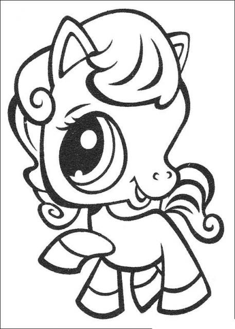 Coloring page: Pony (Animals) #17897 - Free Printable Coloring Pages