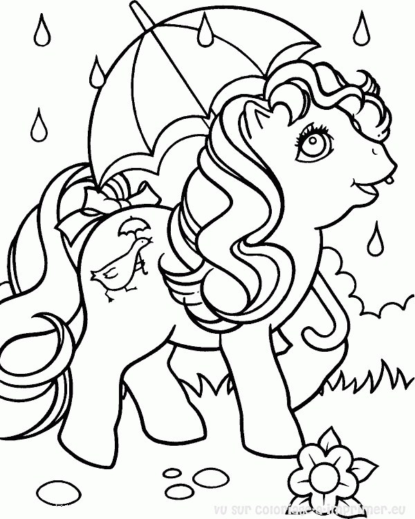 Coloring page: Pony (Animals) #17899 - Free Printable Coloring Pages