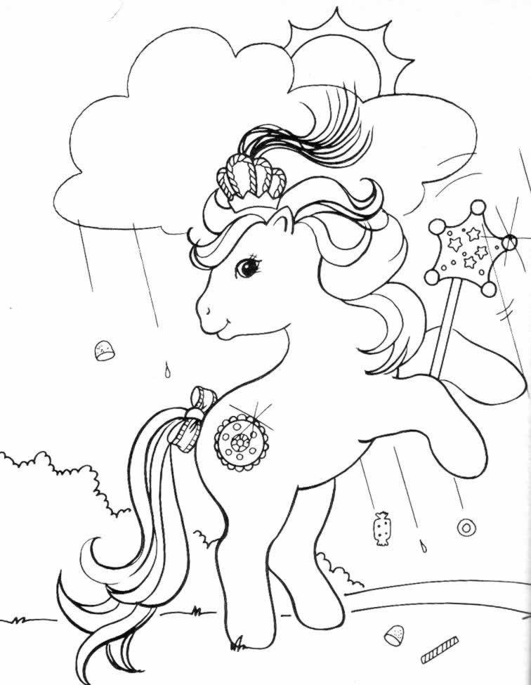 Coloring page: Pony (Animals) #17901 - Free Printable Coloring Pages