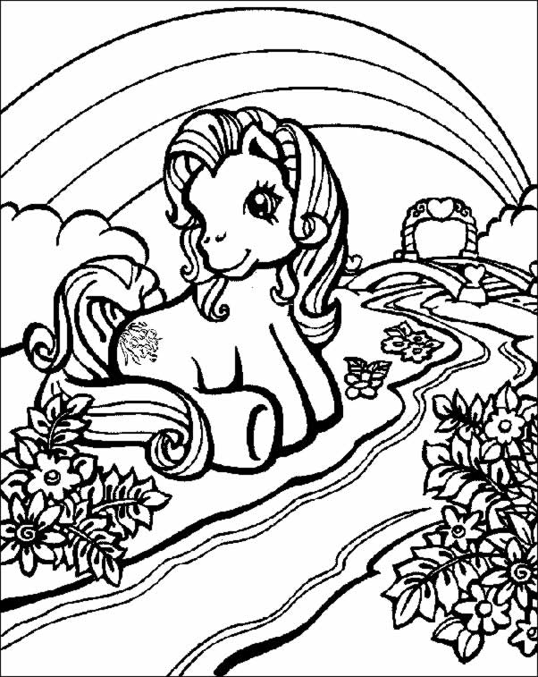 Coloring page: Pony (Animals) #17903 - Free Printable Coloring Pages