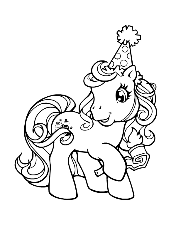 Coloring page: Pony (Animals) #17910 - Free Printable Coloring Pages
