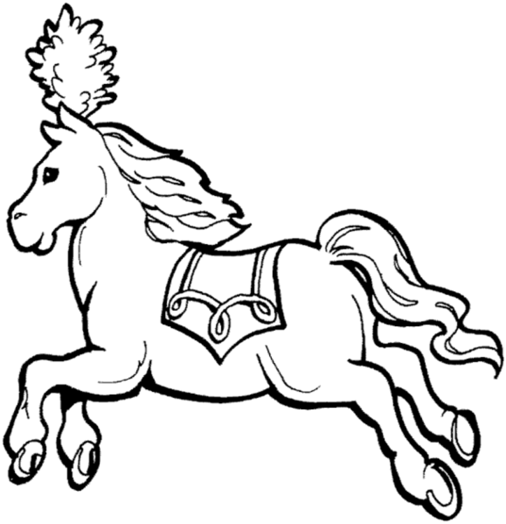 Coloring page: Pony (Animals) #17915 - Free Printable Coloring Pages