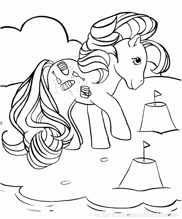 Coloring page: Pony (Animals) #17918 - Free Printable Coloring Pages