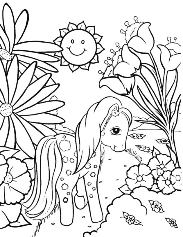 Coloring page: Pony (Animals) #17921 - Free Printable Coloring Pages