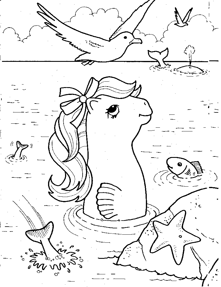 Coloring page: Pony (Animals) #17923 - Free Printable Coloring Pages