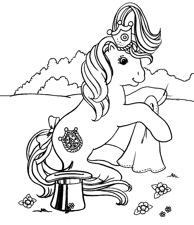 Coloring page: Pony (Animals) #17930 - Free Printable Coloring Pages