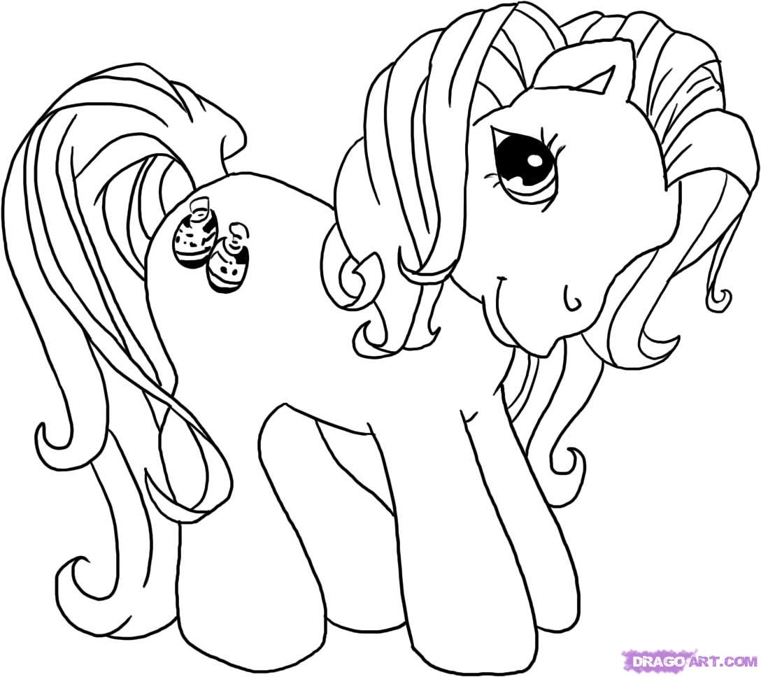 Coloring page: Pony (Animals) #17942 - Free Printable Coloring Pages