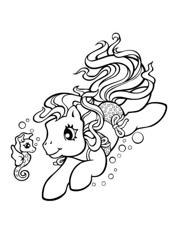 Coloring page: Pony (Animals) #17943 - Free Printable Coloring Pages