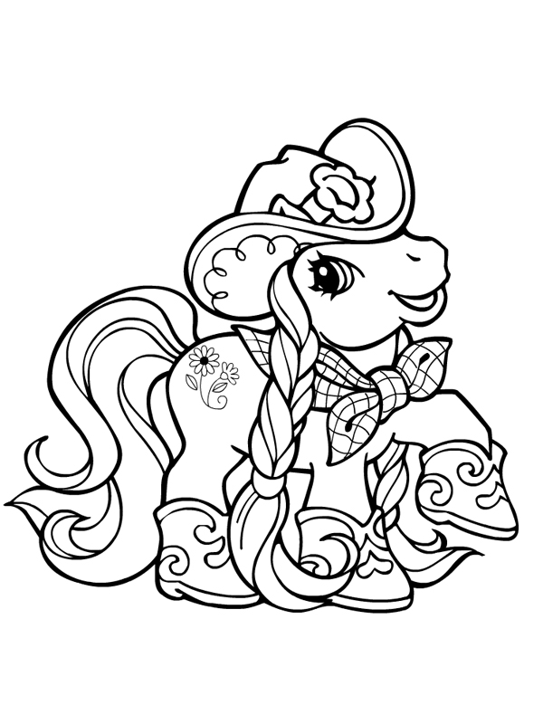 Coloring page: Pony (Animals) #17945 - Free Printable Coloring Pages