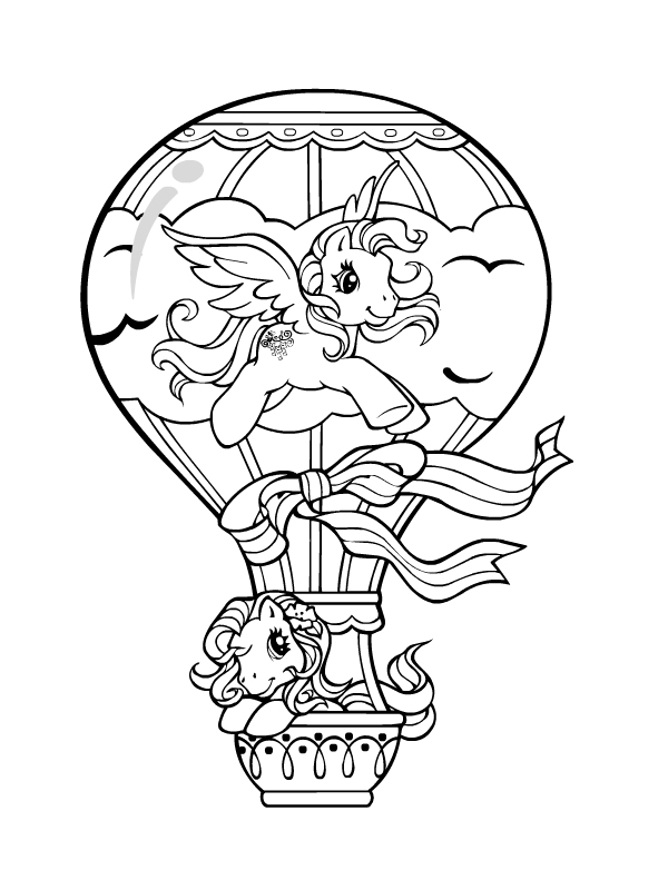 Coloring page: Pony (Animals) #17978 - Free Printable Coloring Pages