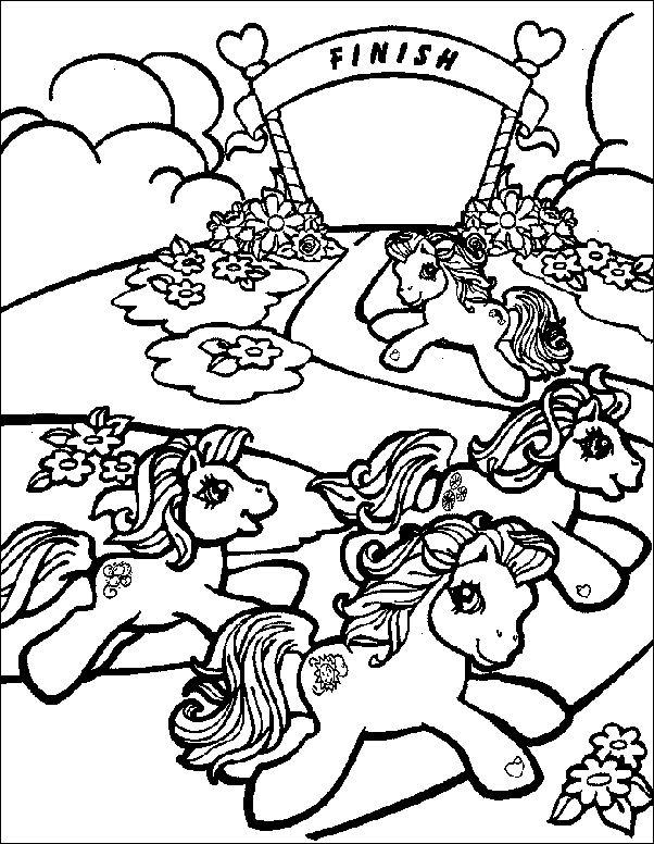 Coloring page: Pony (Animals) #17979 - Free Printable Coloring Pages