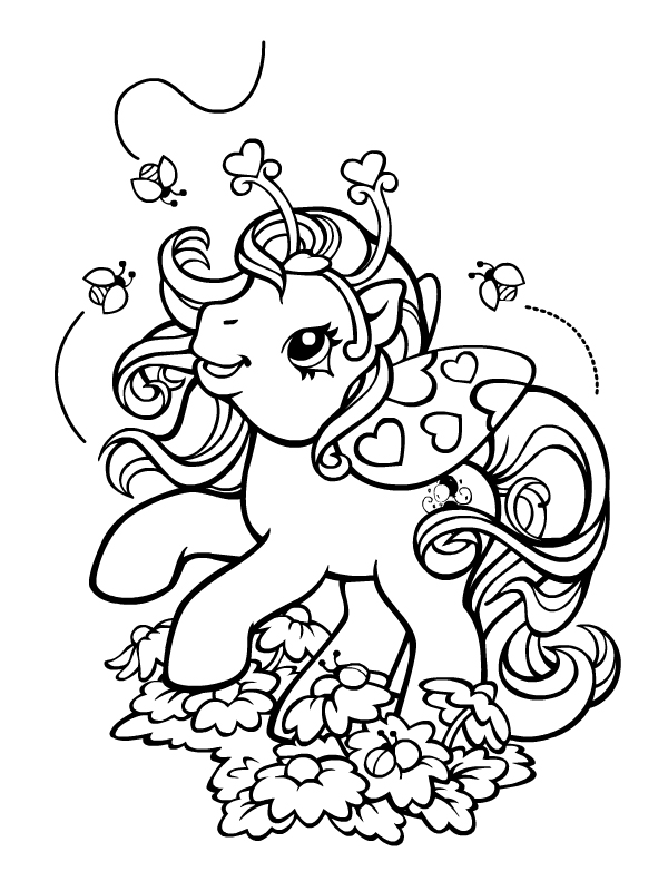 Coloring page: Pony (Animals) #17990 - Free Printable Coloring Pages