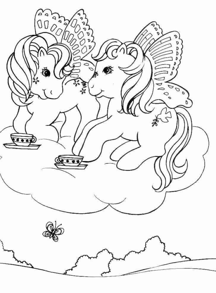 Coloring page: Pony (Animals) #17995 - Free Printable Coloring Pages