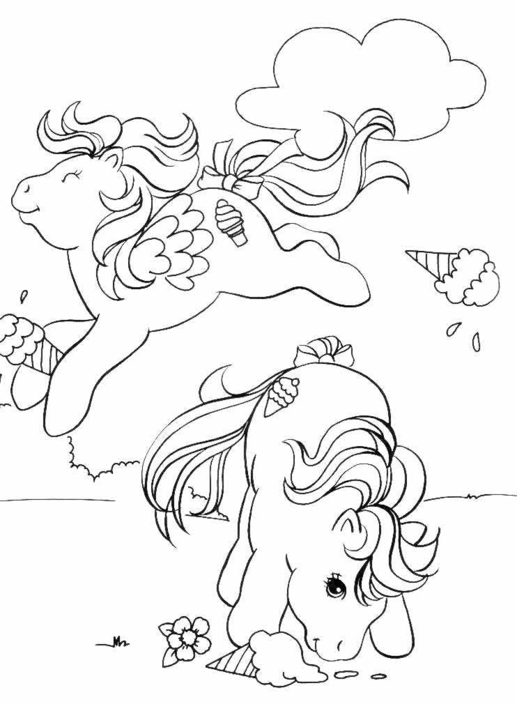 Coloring page: Pony (Animals) #18007 - Free Printable Coloring Pages