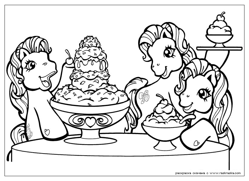 Coloring page: Pony (Animals) #18012 - Free Printable Coloring Pages