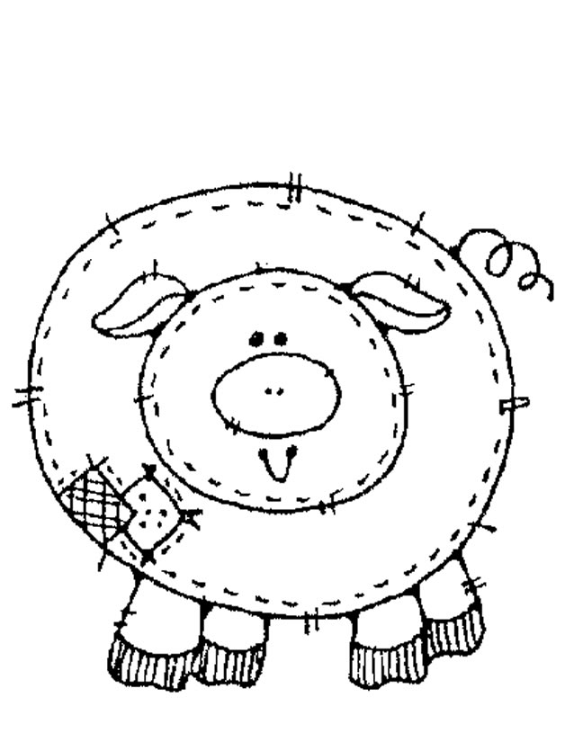 Coloring page: Pork (Animals) #17634 - Free Printable Coloring Pages