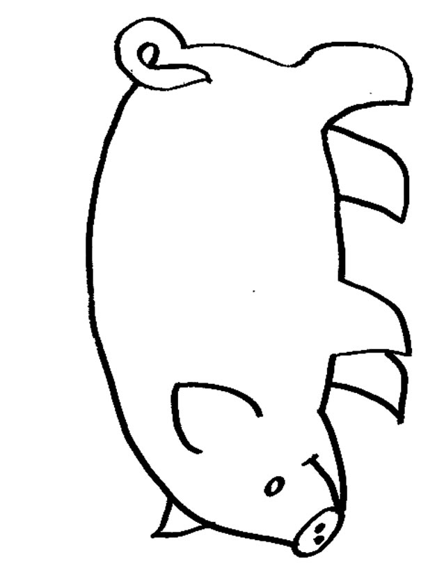 Coloring page: Pork (Animals) #17646 - Free Printable Coloring Pages