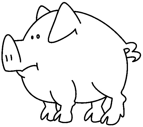 Download Pork (Animals) - Printable coloring pages
