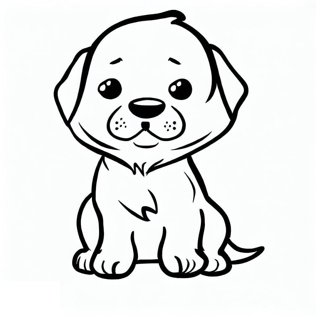 Free printable Puppy coloring page #199524 from Animals collection Free printable Puppy coloring page #199524 from Animals collection