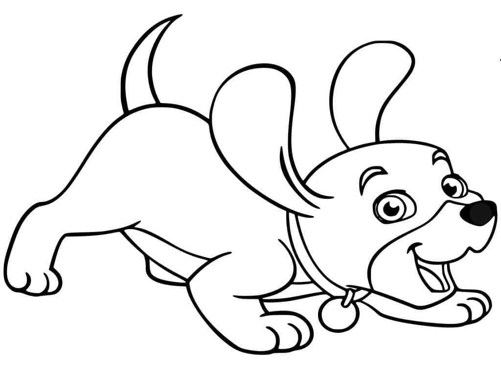 Free printable Puppy coloring page #199541 from Animals collection