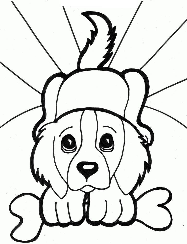 Free printable Puppy coloring page #199542 from Animals collection