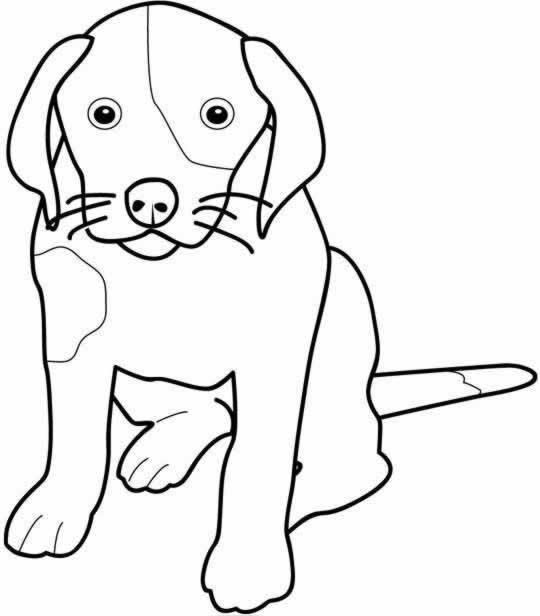Coloring page: Puppy (Animals) #2897 - Free Printable Coloring Pages