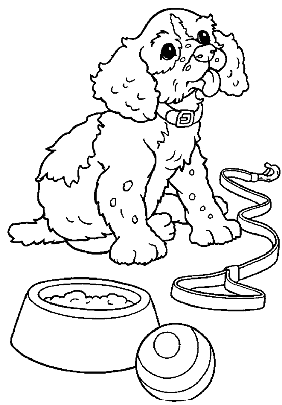 Coloring page: Puppy (Animals) #2902 - Free Printable Coloring Pages