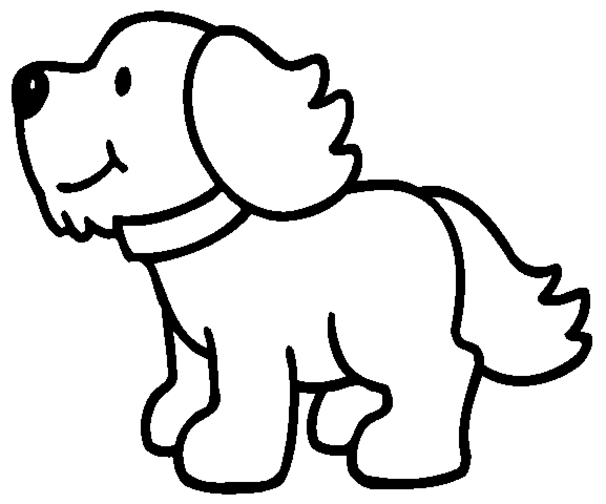 Coloring page: Puppy (Animals) #2903 - Free Printable Coloring Pages
