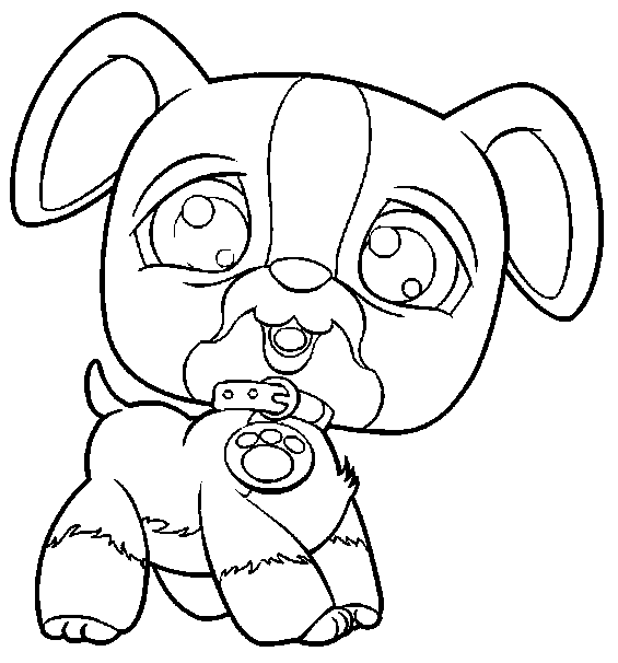 Coloring page: Puppy (Animals) #2927 - Free Printable Coloring Pages