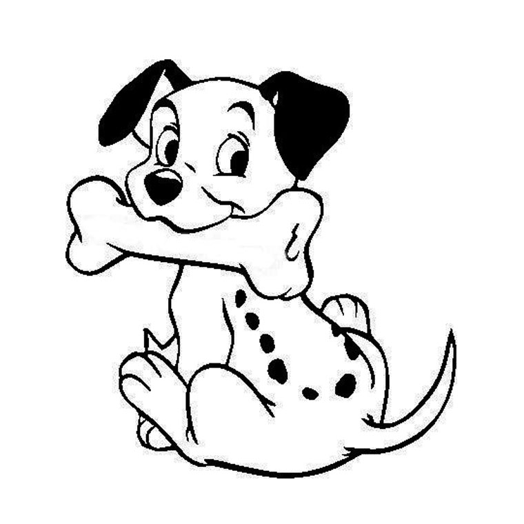 Coloring page: Puppy (Animals) #2937 - Free Printable Coloring Pages
