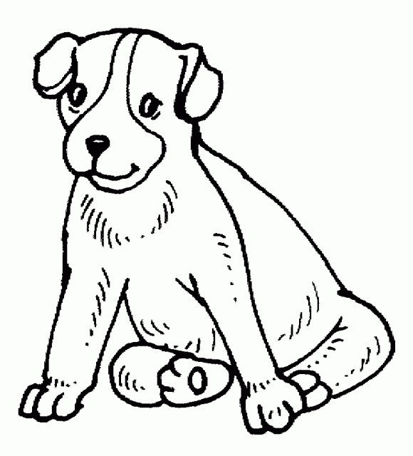 Coloring page: Puppy (Animals) #2938 - Free Printable Coloring Pages