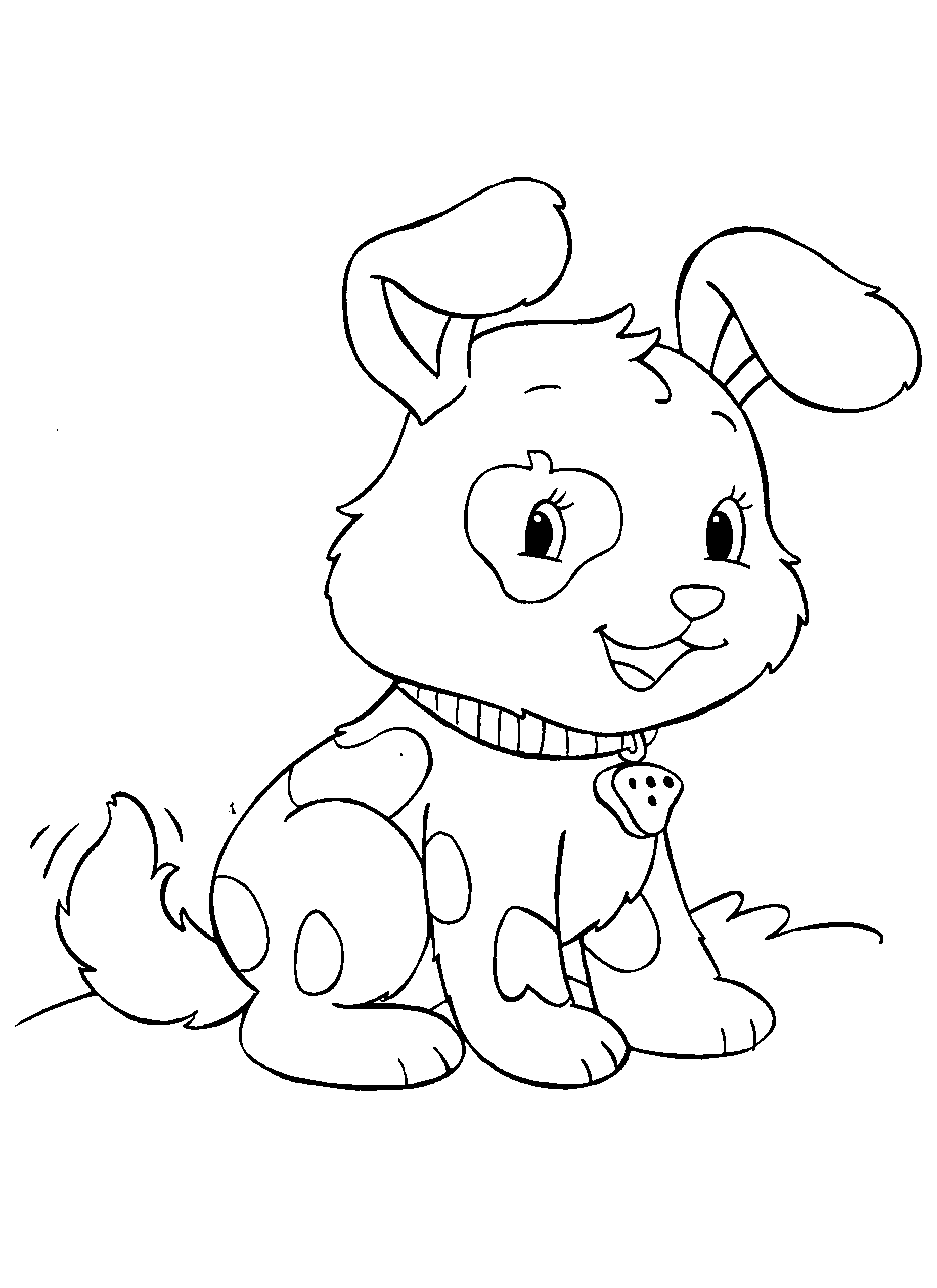 Coloring page: Puppy (Animals) #2958 - Free Printable Coloring Pages