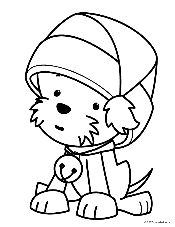 Coloring page: Puppy (Animals) #2966 - Free Printable Coloring Pages