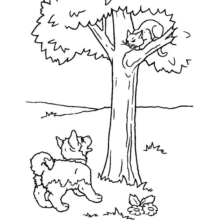 Coloring page: Puppy (Animals) #2980 - Free Printable Coloring Pages