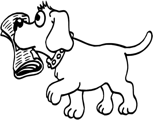 Coloring page: Puppy (Animals) #2985 - Free Printable Coloring Pages