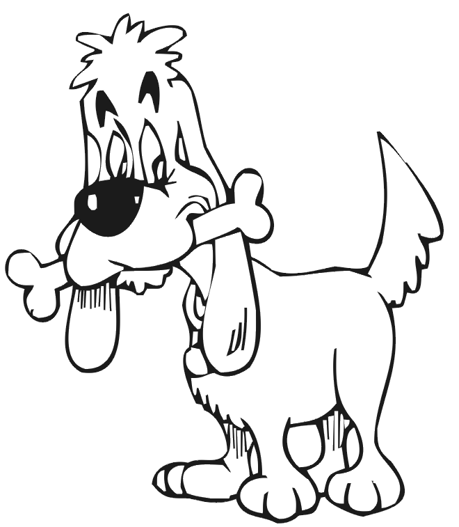 Coloring page: Puppy (Animals) #3004 - Free Printable Coloring Pages