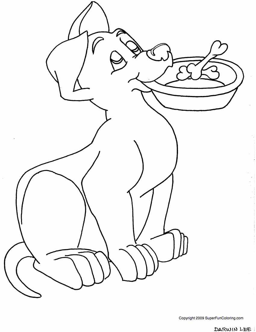 drawing puppy 3006 animals printable coloring pages