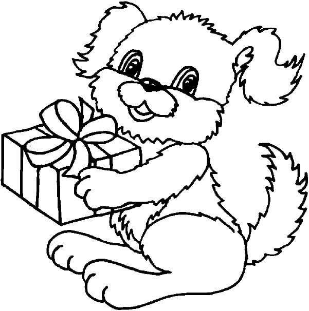 Coloring page: Puppy (Animals) #3009 - Free Printable Coloring Pages