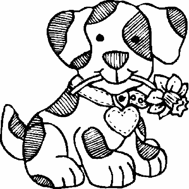 Coloring page: Puppy (Animals) #3018 - Free Printable Coloring Pages