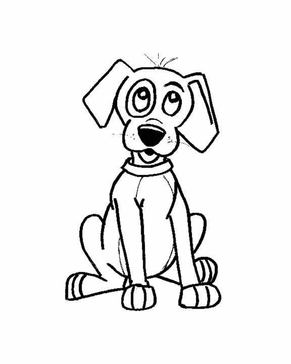 Coloring page: Puppy (Animals) #3027 - Free Printable Coloring Pages