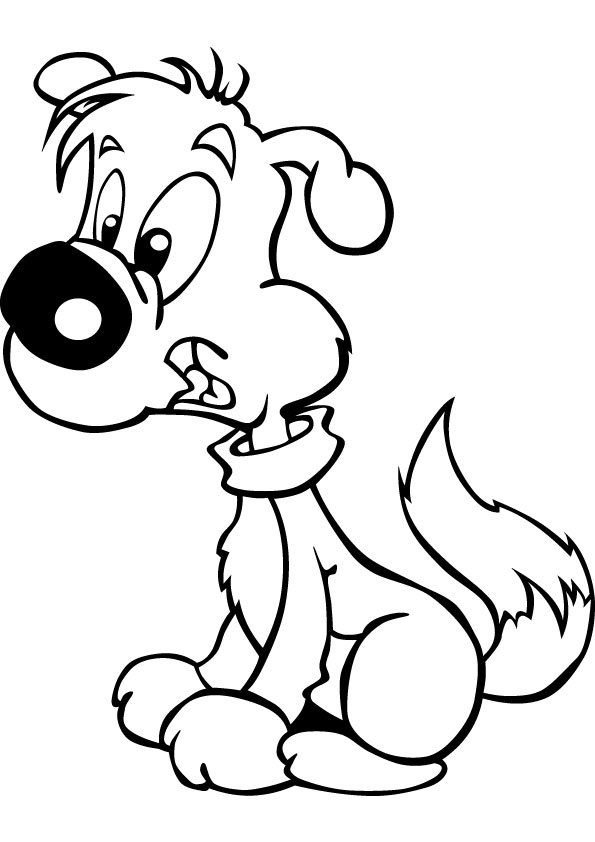Coloring page: Puppy (Animals) #3047 - Free Printable Coloring Pages
